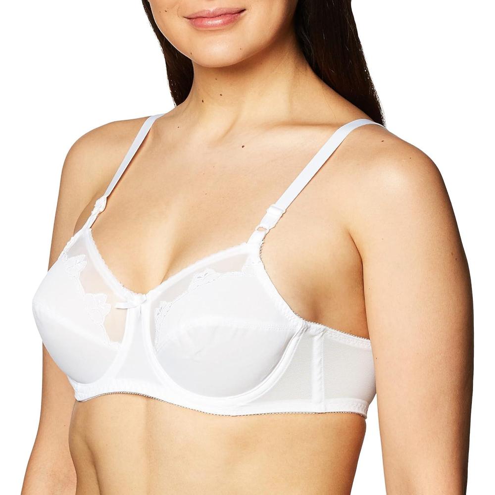 imageBali Womens Flower Underwire Bra Df0180White