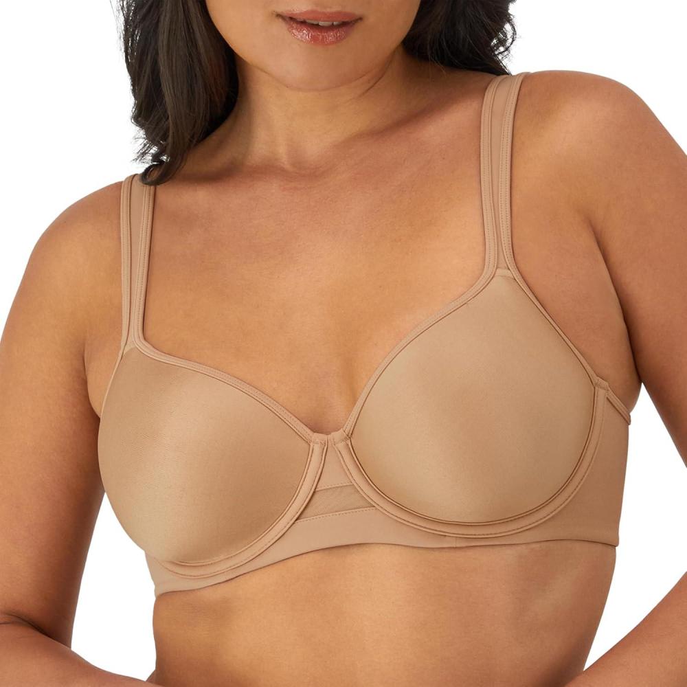 imageBali Womens One Smooth U Ultra Light Minimizer Underwire Bra Df3490Taupe