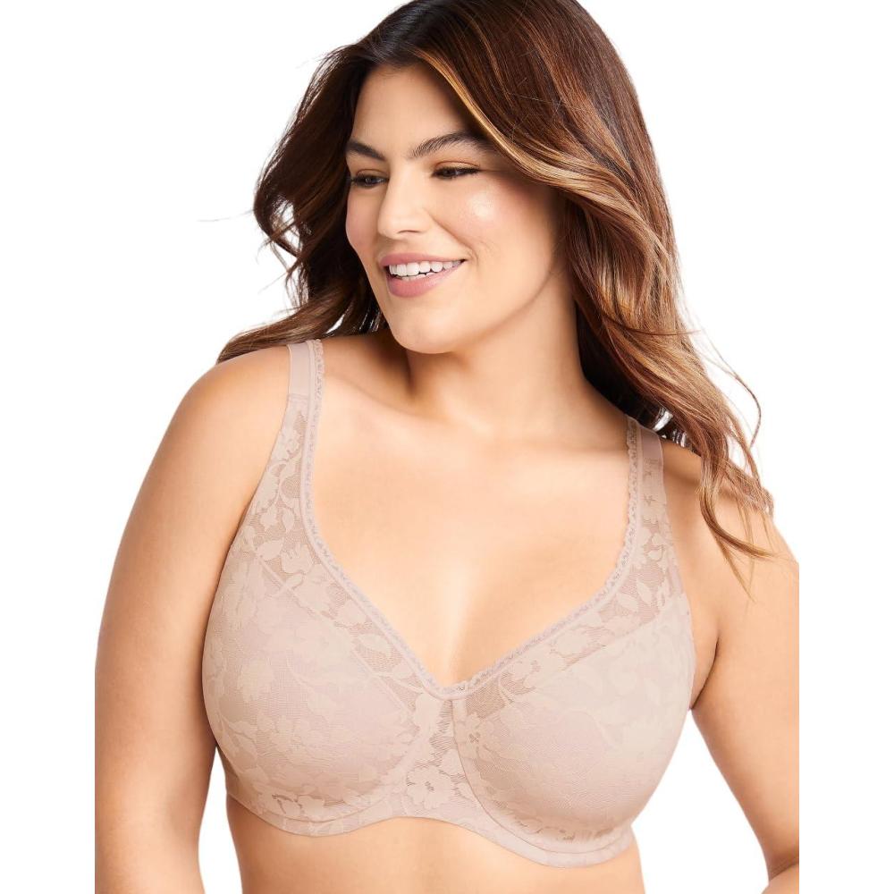 imageBali Womens Passion for Comfort Underwire Multiway Convertible Soft Lace BraSandshell
