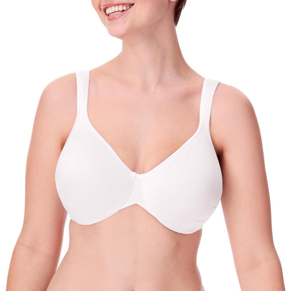 imageBali Womens Pushup Bra Live It Up FullCoverage Bras for Women Cushioned Straps Full CoverageWhite