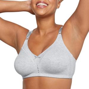Bali Cotton Double Support Wire-Free(Heather Grey)
