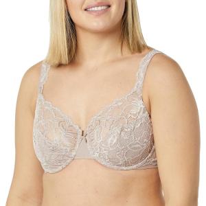 Bali Women’s 6543 Lace Desire Lightly Lined Underwire Bra(Evening Blush)
