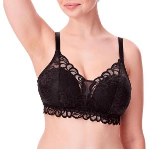 Bali Womens Bali Women’s Desire All Over Lace Wirefree Bra Df6591(Black)