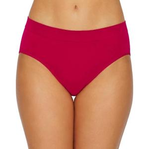 Bali Women’s Brief Underwear, Brief Panties for Everyday Comfort, Smoothing Seamless Underwear for Women(Blush Pink Dot)