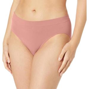 Bali Women’s Brief Underwear, Brief Panties for Everyday Comfort, Smoothing Seamless Underwear for Women(Misted Rose)