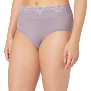 Bali Women’s Brief Underwear, Passion For Comfort Women’s Panties, Seamless Brief Underwear for Women(Perfectly Purple)
