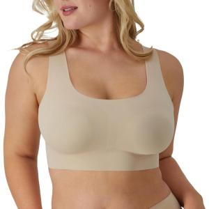 Bali Women’s Comfort Revolution Easylite Wireless T-Shirt Bra, Pullover Wirefree T-Shirt Bra(Nude)