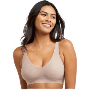 Bali Women’s Comfort Revolution Wireless Bra, ComfortFlex Fit Full-Coverage Bra, DF3488(Evening Blush Aztec)