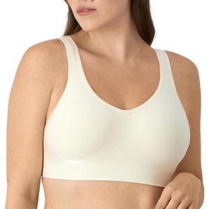 Bali Women’s Comfort Revolution Wireless Bra, ComfortFlex Fit Full-Coverage Bra, DF3488(Light Beige)