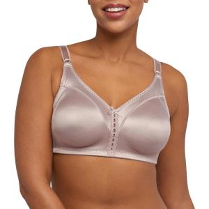 Bali Women’s Double Support Wireless Bra, Comfortsoft Full-coverage Wirefree Bra, Df3820(Evening Blush)