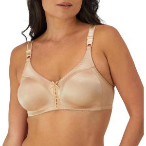 Bali Women’s Double Support Wireless Bra, Comfortsoft Full-coverage Wirefree Bra, Df3820(Nude)