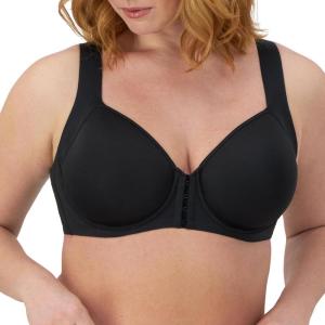 Bali Womens One Smooth U Posture Boost W/Eversmooth Back Underwire Bra(Black)