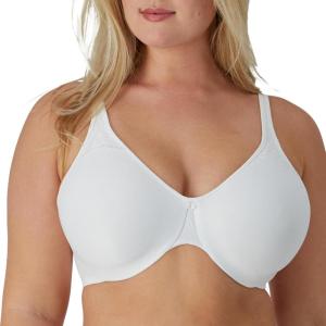 Bali Womens Passion for Comfort Minimizer Bra, Full-Coverage Underwire Bra, Seamless Cups(White)