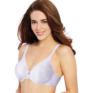 Bali Women’s Passion for Comfort Underwire Bra DF3383(Lilac Rose Link Print)