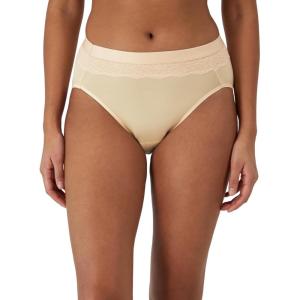 Bali Women’s Period Underwear Brief, Beautifully Confident Hi Cut Period Underwear, Period Panties, Light Protection(Soft Taupe)