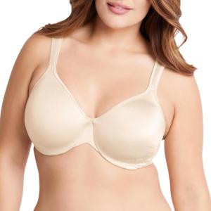 Bali Women’s Push-up Bra, Live It Up Full-Coverage Bras for Women, Cushioned Straps, Full Coverage(Soft Taupe)