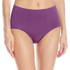 Bali Women’s Seamless Underwear, Smoothing Brief Panties, Full-Coverage Stretch Microfiber Underwear for Women(Deep Cerise)
