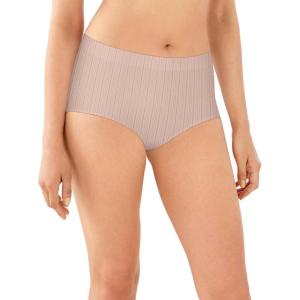 Bali Women’s Seamless Underwear, Smoothing Brief Panties, Full-Coverage Stretch Microfiber Underwear for Women(Gloss)