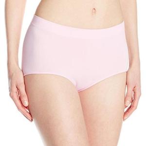 Bali Women’s Seamless Underwear, Smoothing Brief Panties, Full-Coverage Stretch Microfiber Underwear for Women(Whimsy Pink)