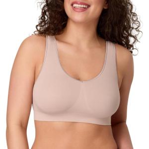 Bali Women’s Wireless Bralette Bra, One Smooth U Bras for Women, Seamless Bralettes, No-Bulge, Smoothing, Pullover(Evening Blush)