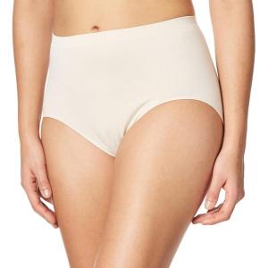 Bali womens Comfort Revolution Seamless Brief Panty, Microfiber Stretch Underwear, Women’s High Rise Brief(Rosewood)