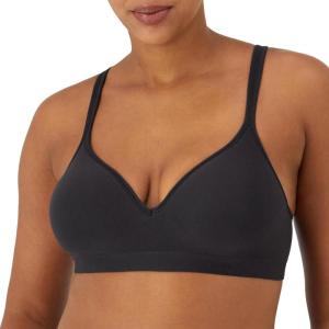 Bali womens Comfort Revolution Wireless Bra, Cool Comfort Full-coverage Bra (Retired Colors)(Black)