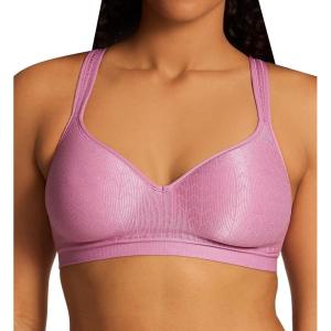 Bali womens Comfort Revolution Wireless Bra, Cool Comfort Full-coverage Bra (Retired Colors)(Greenhouse Lavender)