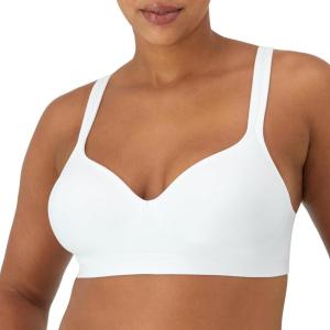 Bali womens Comfort Revolution Wireless Bra, Cool Comfort Full-coverage Bra (Retired Colors)(White)