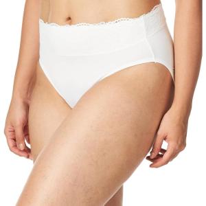 Bali womens Passion for Comfort Hi-cut Panty(White)