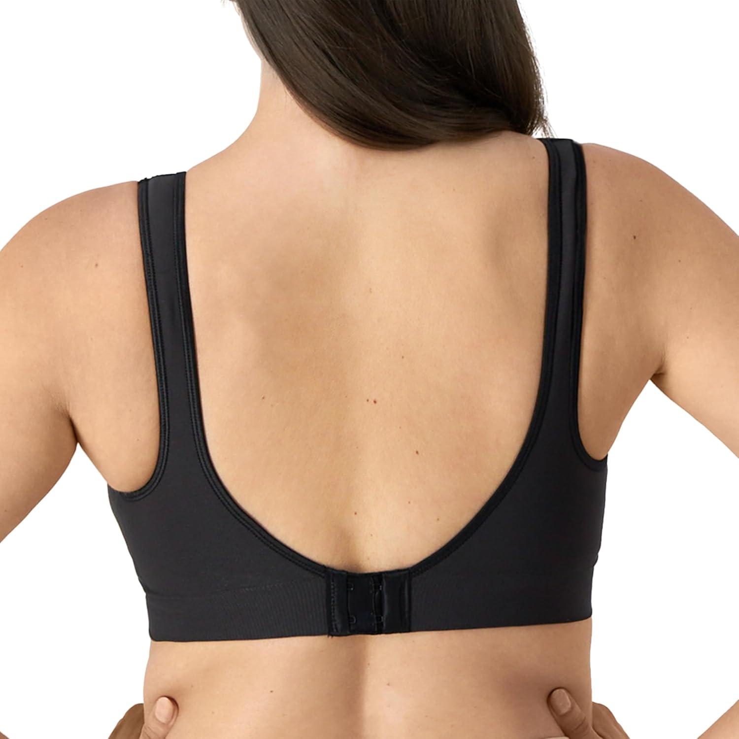 imageBali Womens Wireless Bra Comfort Revolution for Women Targeted Shaping Seamless Full CoverageBlack