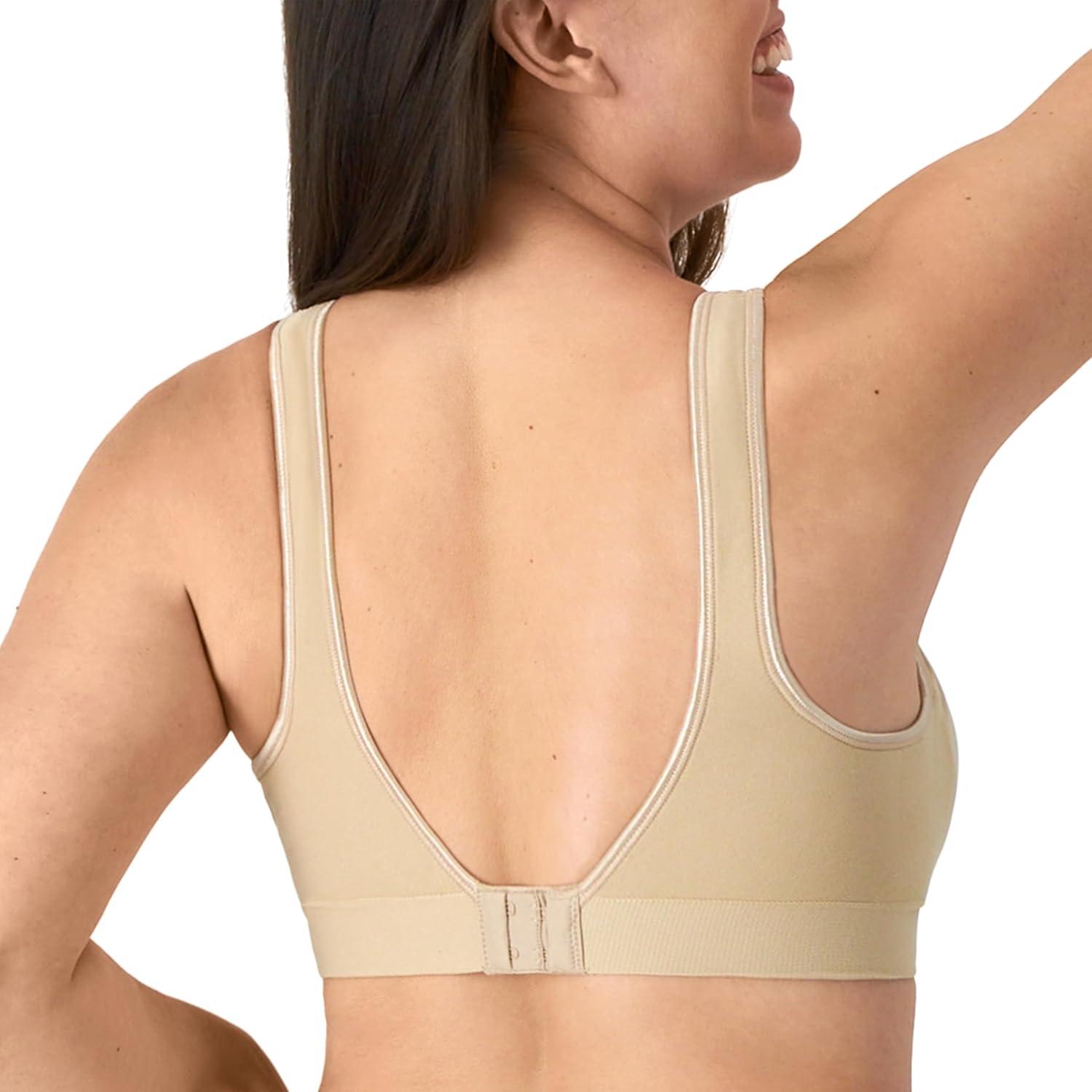 imageBali Womens Wireless Bra Comfort Revolution for Women Targeted Shaping Seamless Full CoverageNude