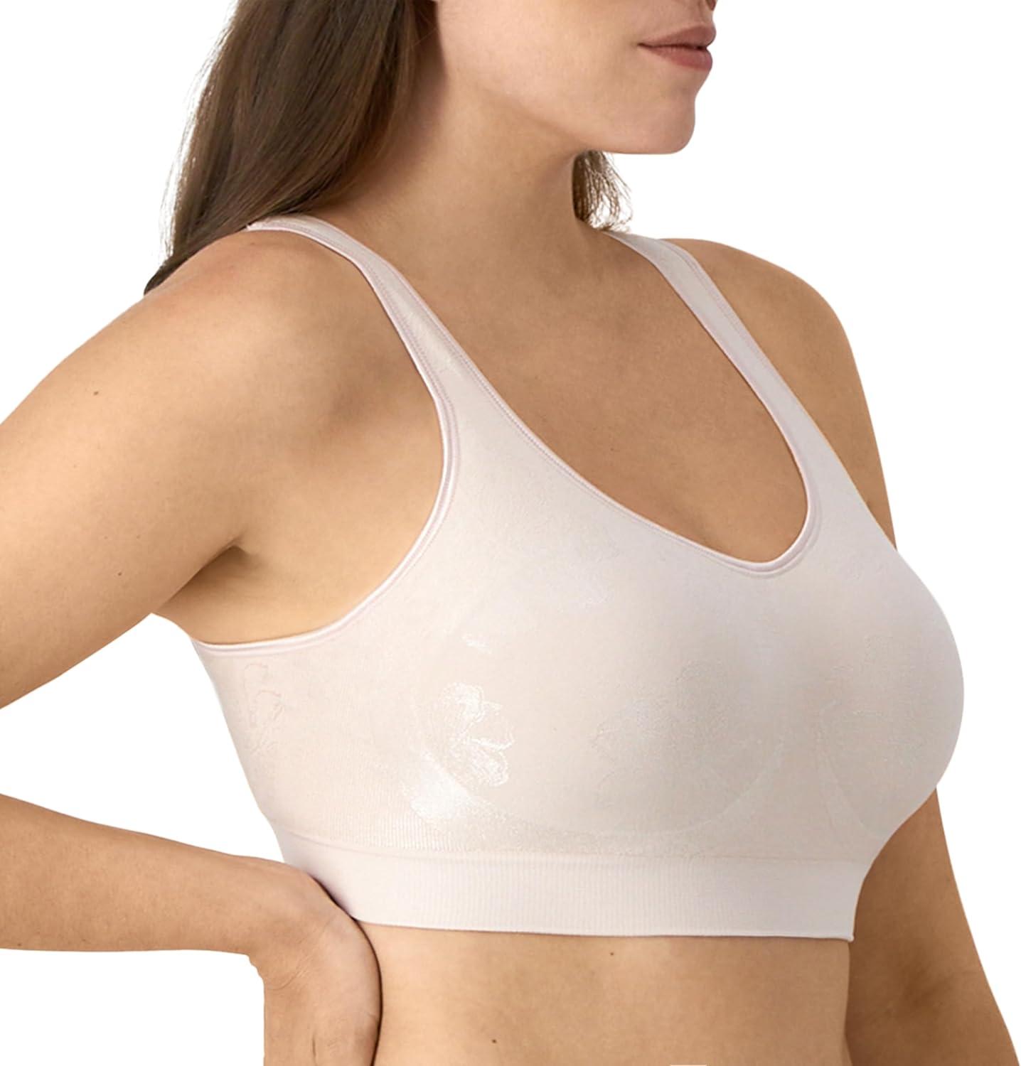 imageBali Womens Wireless Bra Comfort Revolution for Women Targeted Shaping Seamless Full CoverageSandshell Tropic