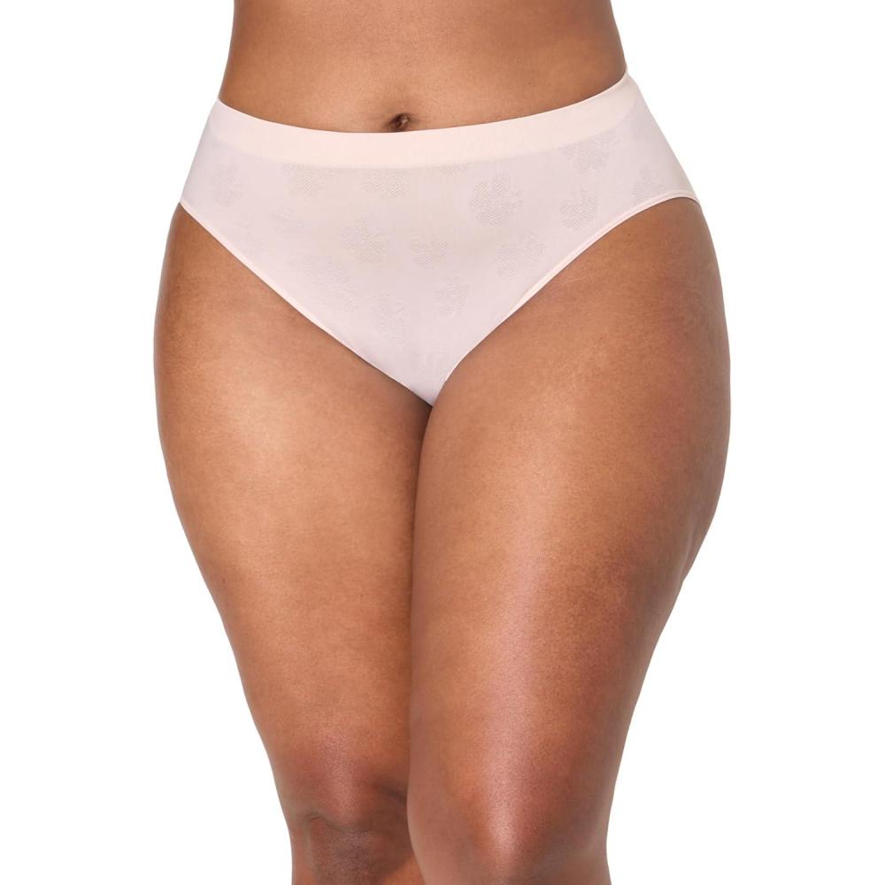 imageBali Womens Underwear Comfort Revolution HiCut Brief Panties Seamless Microfiber UnderwearSandshell Tropic