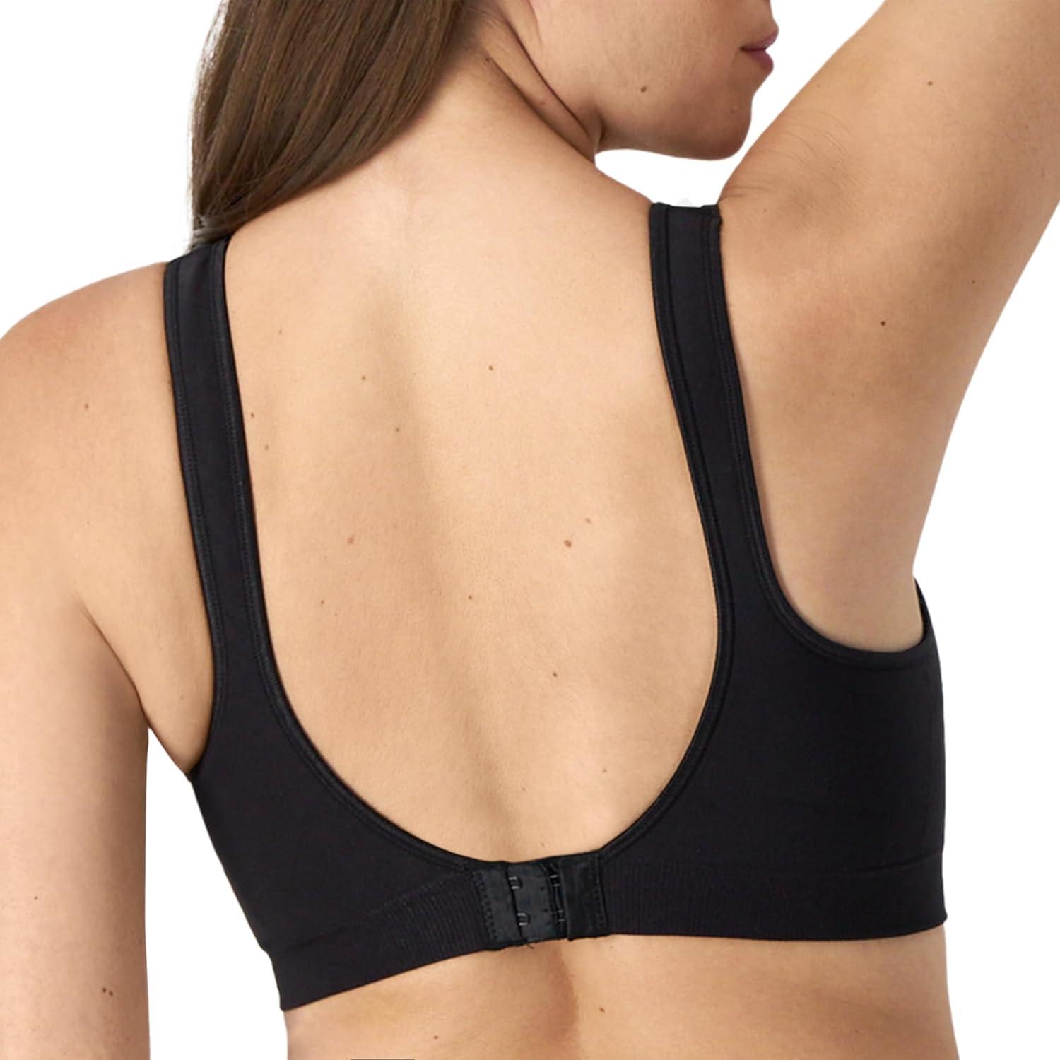 imageBali Womens Wireless Bra Comfort Revolution Seamless TShirt Bras for Women ComfortFlex FitBlack