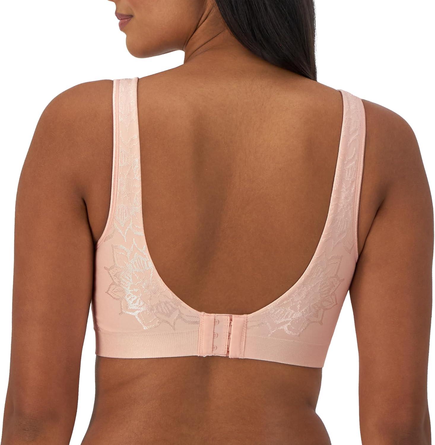 imageBali Womens Wireless Bra Comfort Revolution Seamless TShirt Bras for Women ComfortFlex FitLight Buff Aztec