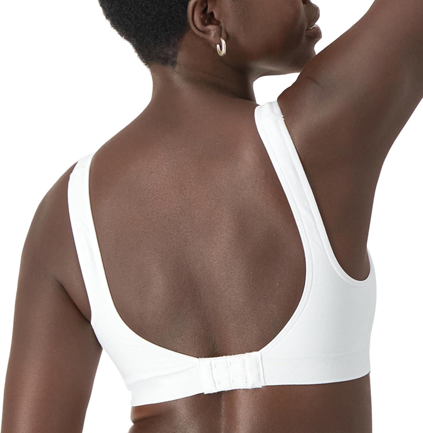 imageBali Womens Wireless Bra Comfort Revolution Seamless TShirt Bras for Women ComfortFlex FitWhite
