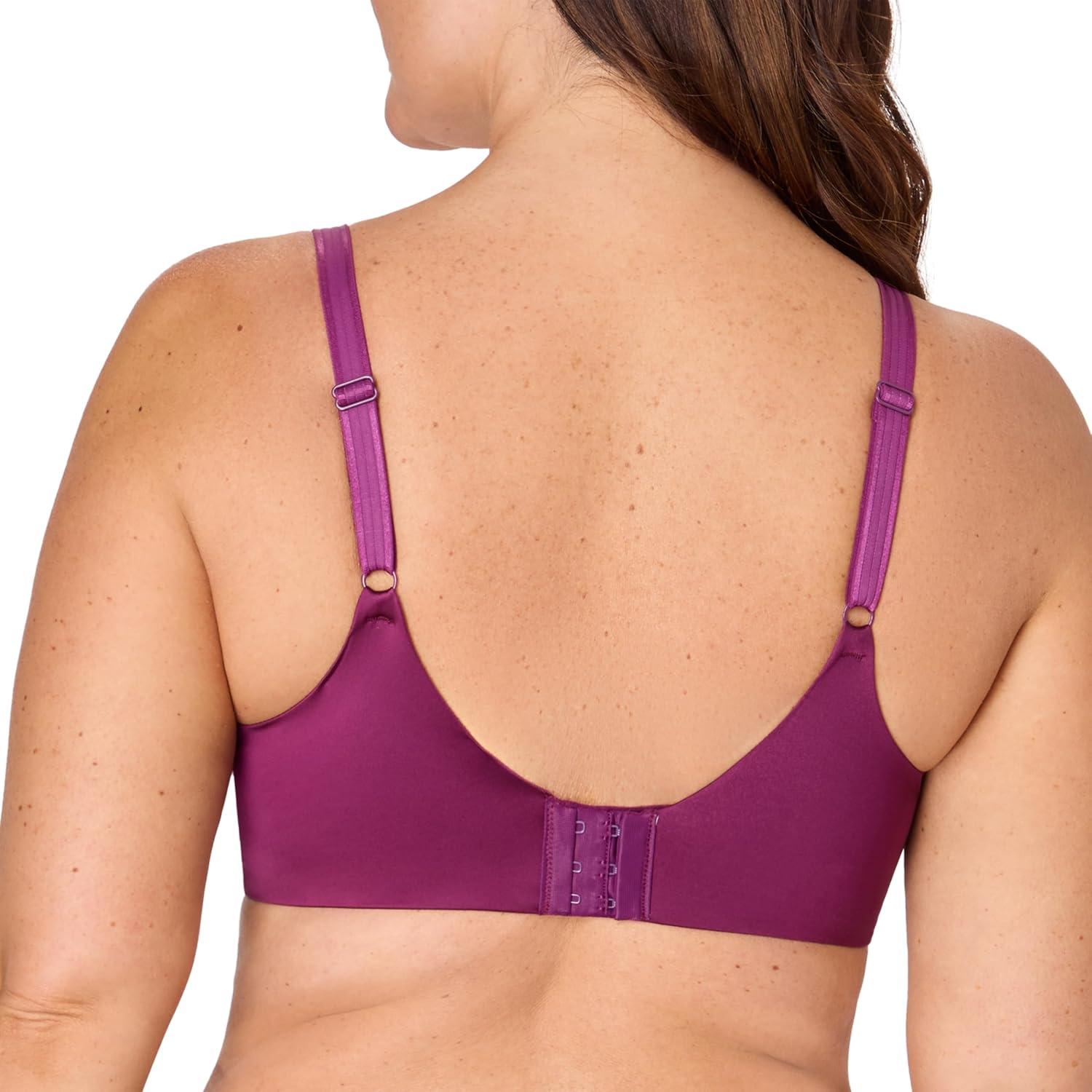 imageBali Womens Underwire Bra DF3W11 One Smooth U BackSmoothing Bras for Women Concealing Full CoverageAutumn Orchid